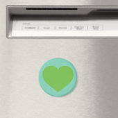 Lentegroen hart magneet (Insitu (Vaatwasser))