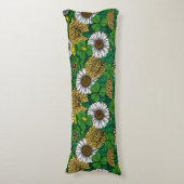 Lentegroen Lichaamskussen (Voorkant Verticaal)