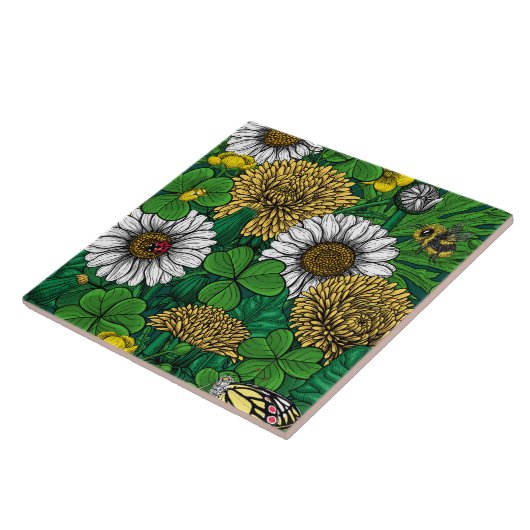 Lentegroen Tegeltje (Zijkant)