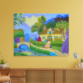 lentehuis canvas afdruk (Insitu (Woonkamer))