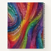 Lentejuelas de Arcoíris Notitieboek (Achterkant)