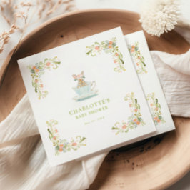 Lentekabouter Theepartij Baby Shower Servet