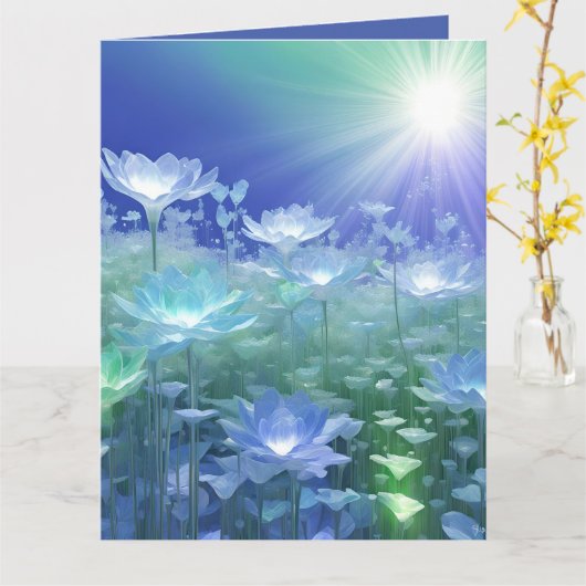 Lentekalme Kaart (Gele Bloem)