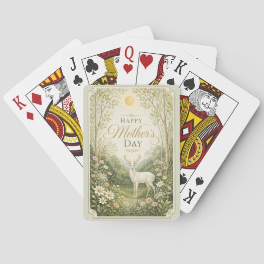 Lentekalmte van de weide pokerkaarten (Achterkant)