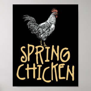 Lentekip Oude Leeftijd Grap Verjaardag Senior Grap Poster