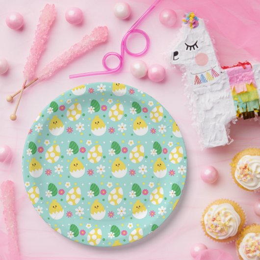 lentekippen papieren bordje (Feest)
