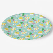 lentekippen papieren bordje (Gekanteld)