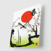 Lentekker Vierkante Klok (Hoek)