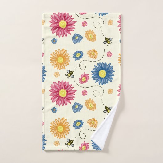 lentekleuren bad handdoek (Handdoek)