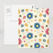 lentekleuren briefkaart (Voorkant / Achterkant)