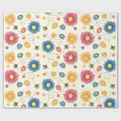 lentekleuren cadeaupapier (Vlak)