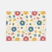 lentekleuren fleece deken (Voorkant (Horizontaal))