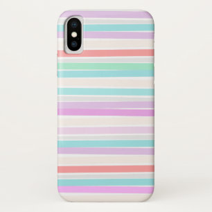 Lentekleuren in strepen Case-Mate iPhone case