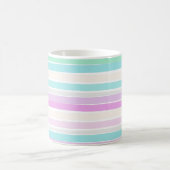 Lentekleuren in strepen koffiemok (Center)