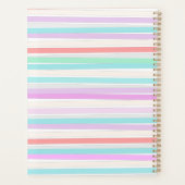 Lentekleuren in strepen planner (Achterkant)