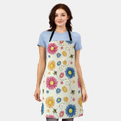 lentekleuren schort (Gedragen)