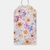 Lentekleurig vloerbek Romantisch Vrijgezellenfeest Cadeaulabel (Achterkant)