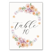 Lentekleurig vloerbek Romantisch Vrijgezellenfeest Kaart (Achterkant)