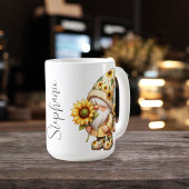 Lenteknar met zonnebloem #1 keramische mok