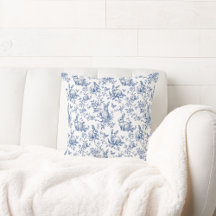 Lentekonijn Blauw Chinoiserie