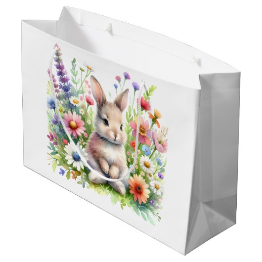 Lentekonijn Groot Cadeauzakje (Achterkant Gekanteld)