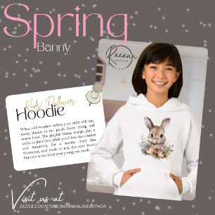 Lentekonijn Kinderen Pullover Hoodie