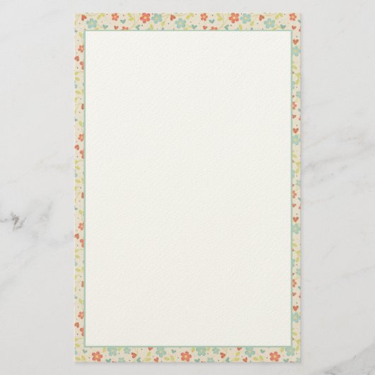  lentekort briefpapier (Voorkant)