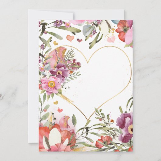  lentekort Ze zei ja tegen Engagement Party Kaart (Achterkant)