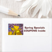 Lentekorting Labelstickers COUPONS Binnen Etiket (Insitu)