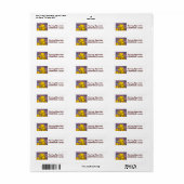 Lentekorting Labelstickers COUPONS Binnen Etiket (Full Sheet)