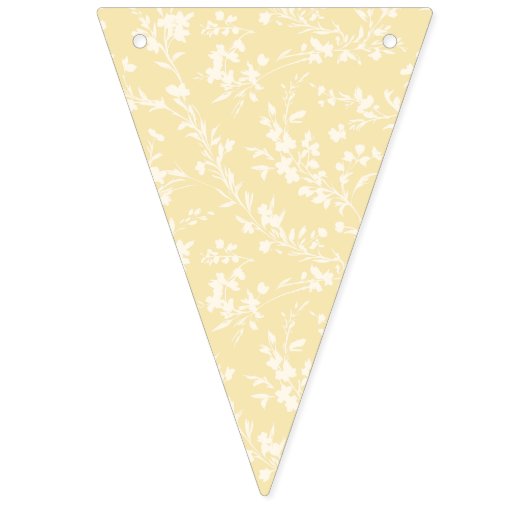 Lentekrans Neutraal - Roombotercreme Vlaggetjes (Eerste vlag)