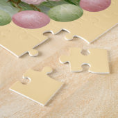 Lentekuiken met pastel eierrand legpuzzel (Zijkant)