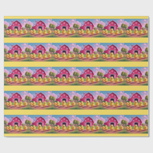 Lentekuikens in Erfpapier Cadeaupapier