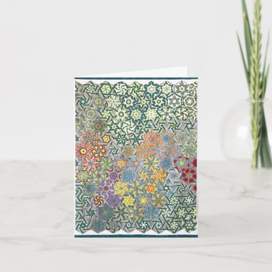 Lentekwilt Persoonlijke Wenskaart Feestdagen Kaart (Voorkant)