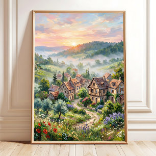 Lentelandelijke Impressionistische Wandkunst Poster