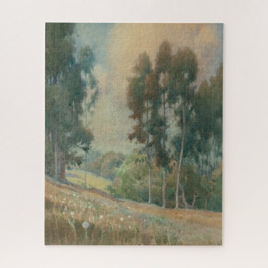 Lentelandschap (1911) Serene Waterverf Legpuzzel (Verticaal)