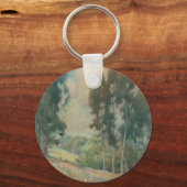Lentelandschap (1911) Serene Waterverf Sleutelhanger (Voorkant)