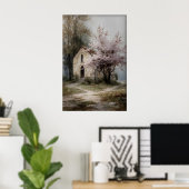 Lentelandschap Digitale Print, 19e Eeuw Poster (Thuiskantoor)