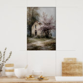 Lentelandschap Digitale Print, 19e Eeuw Poster (Keuken)