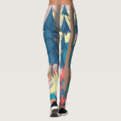Lentelandschap: Kleurrijk  landschap Leggings (Achterkant)