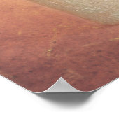 Lentelentebloemen met textuur poster (Hoek)