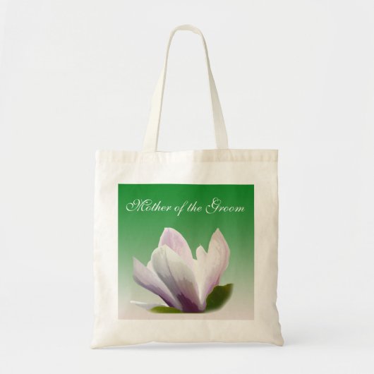 lentemagnolia bloem moeder van de bruidegom tote bag (Voorkant)