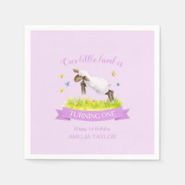 Lentemallam die de schattige paars op de eerste ve servet