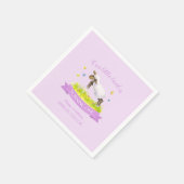 Lentemallam die de schattige paars op de eerste ve servet (Hoek)