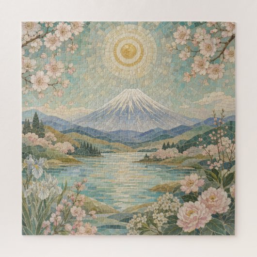 Lentemozaïek Sereniteit Legpuzzel (Verticaal)