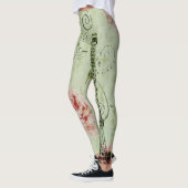  lentemunt roze florale paris eiffeltoren leggings (Links)