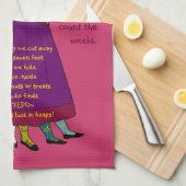 Lenten Greek Folk Art Kyra Sarakosti Towel Theedoek (Quarter Fold)