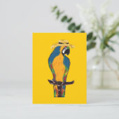 Lenten Parrots Briefkaart (Staand voorkant)