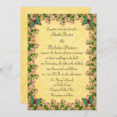 Lenten Roos Garden Wedding Invitation Kaart (Voorkant / Achterkant)
