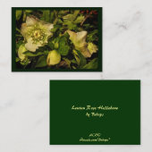 Lenten Roos Hellebore ATC Visitekaartje (Voorkant / Achterkant)